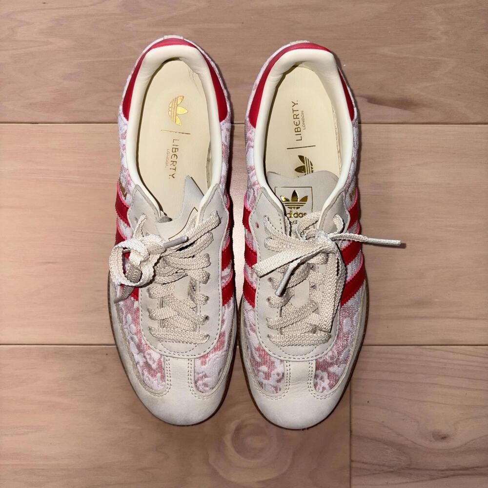 Adidas Samba OG Liberty London Womens Size 9.5 Lifestyle Sneakers Shoes - Picture 4 of 8